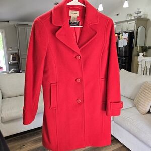 L.L. Bean Women's Red Coat